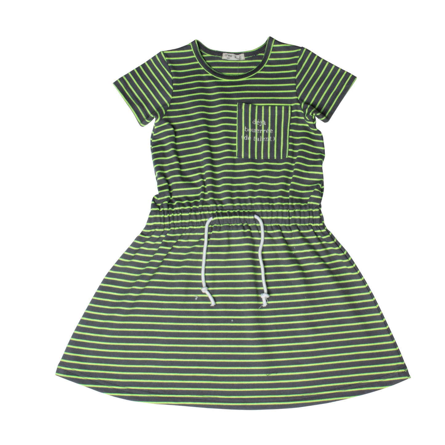 Crew Neon Stripe Dress