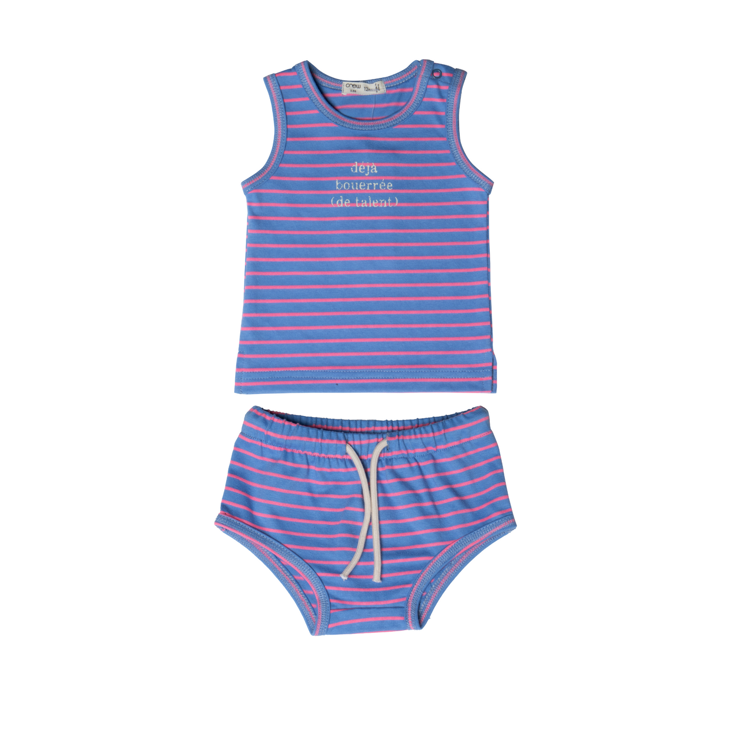 Crew Neon Stripe Set