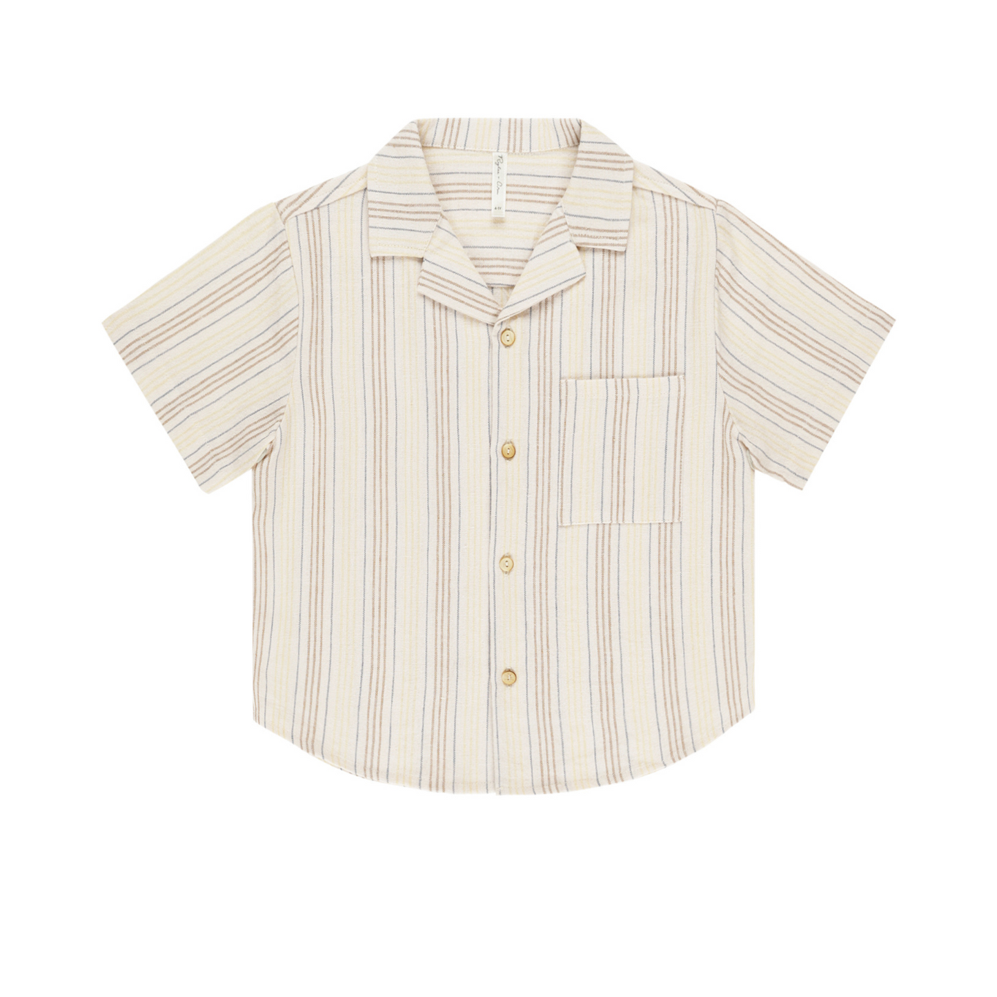 Rylee+Cru Summer Stripe Lapel Collar Shirt