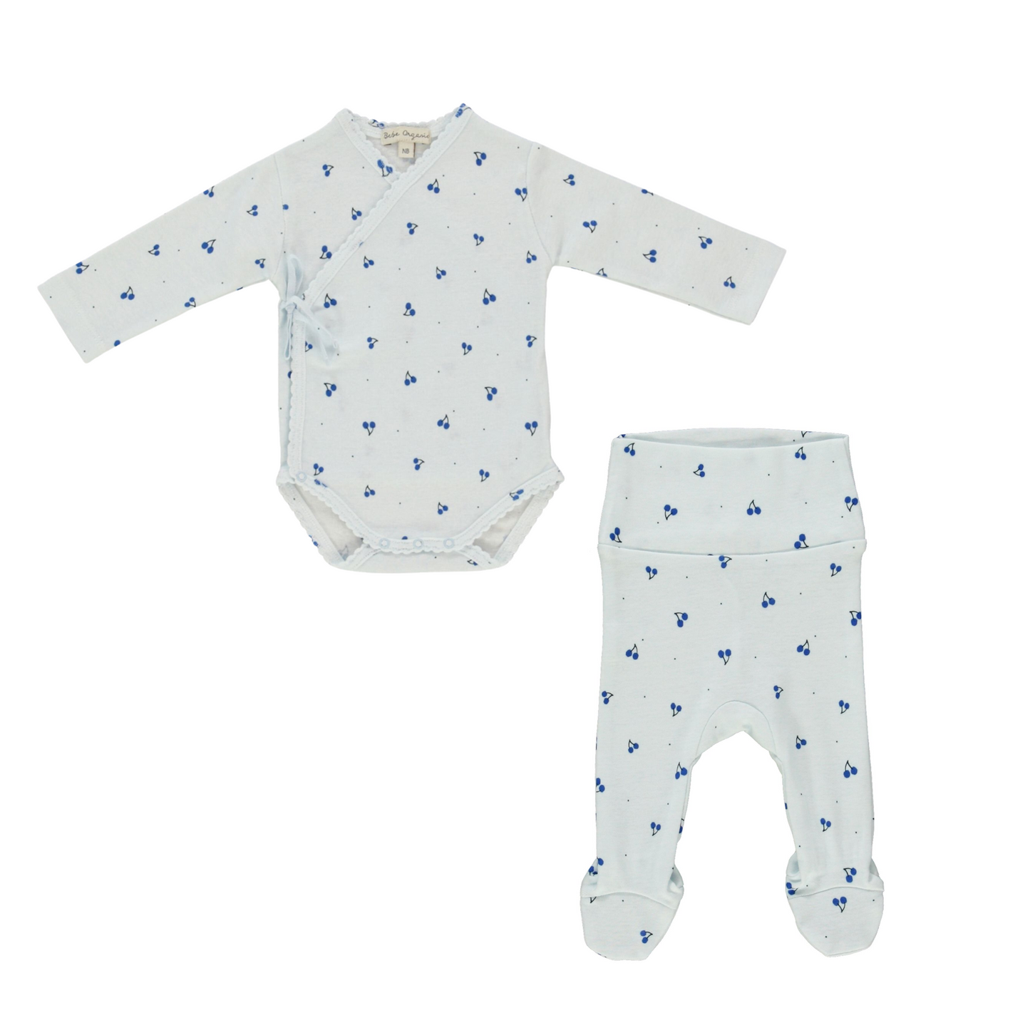 Bebe Organic Noah Cherry  Wrap Set