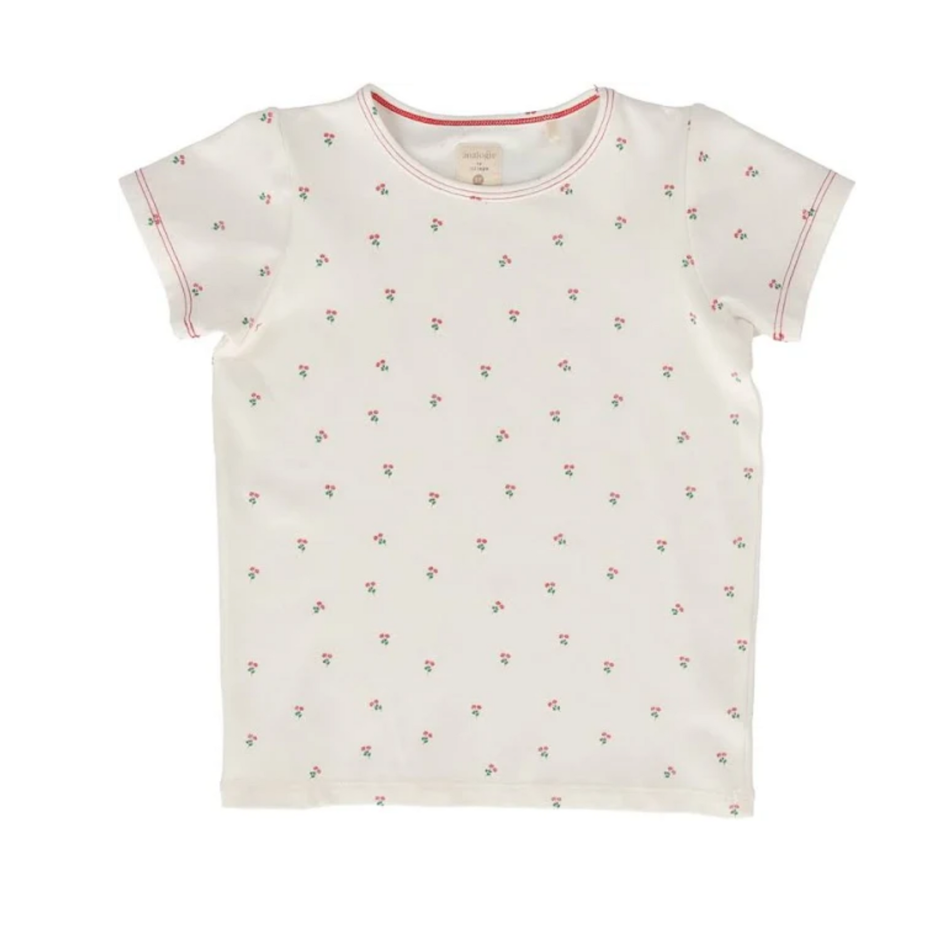 Analogie Cherry Floral Tee Short Sleeve – Tiptoe Boutique