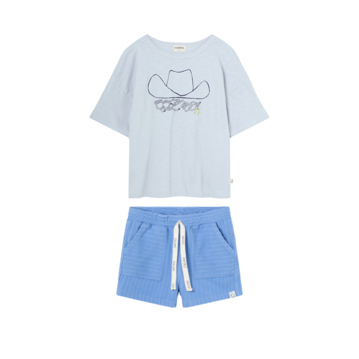 Cozmo Slub Infant Hat Set