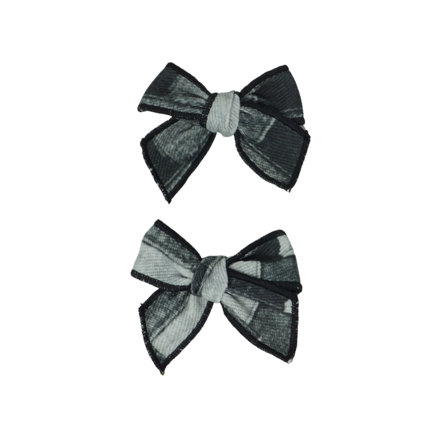 Bandeau Mini Bow Clip Set
