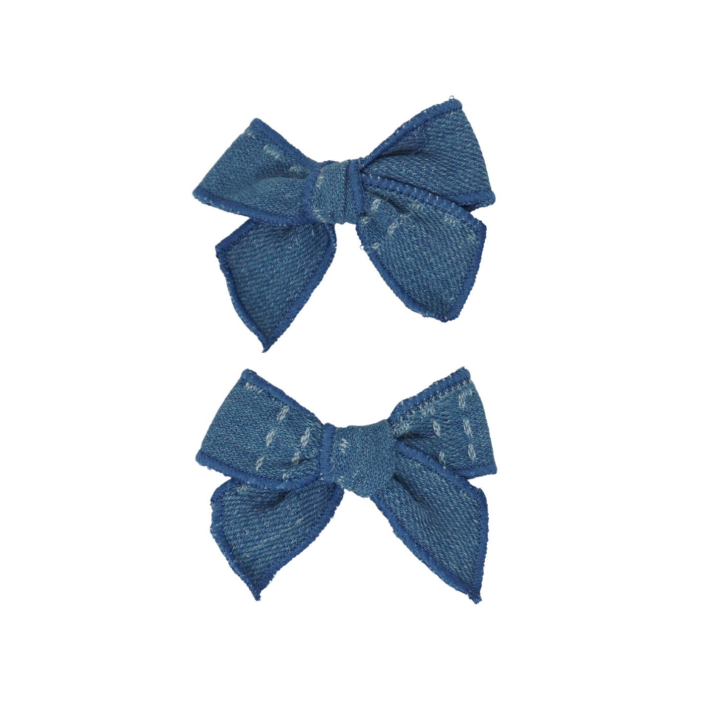 Bandeau Mini Bow Clip Set