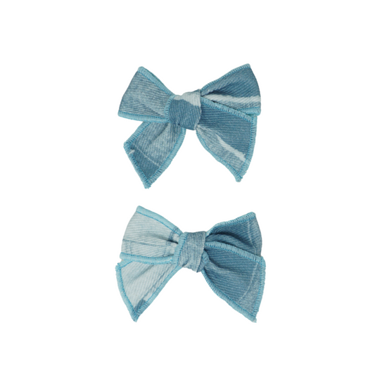 Bandeau Mini Bow Clip Set
