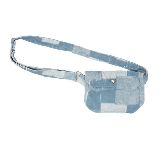 Bandeau Denim Crossbody Pouch