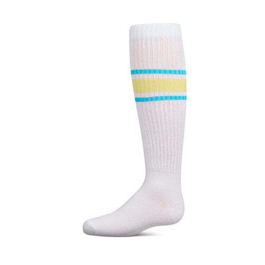 Memoi Summer Bold Stripe Knee High