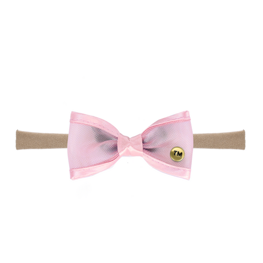Tis Me Sinamay Collection Baby Bow Nylon Headband