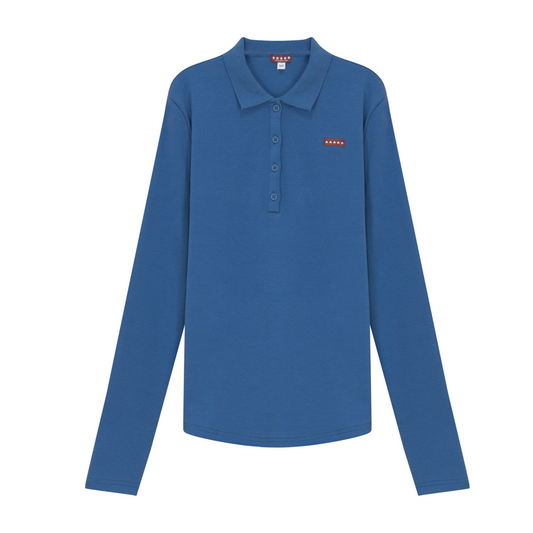 5 Stars  Teen Fine Rib Polo Top