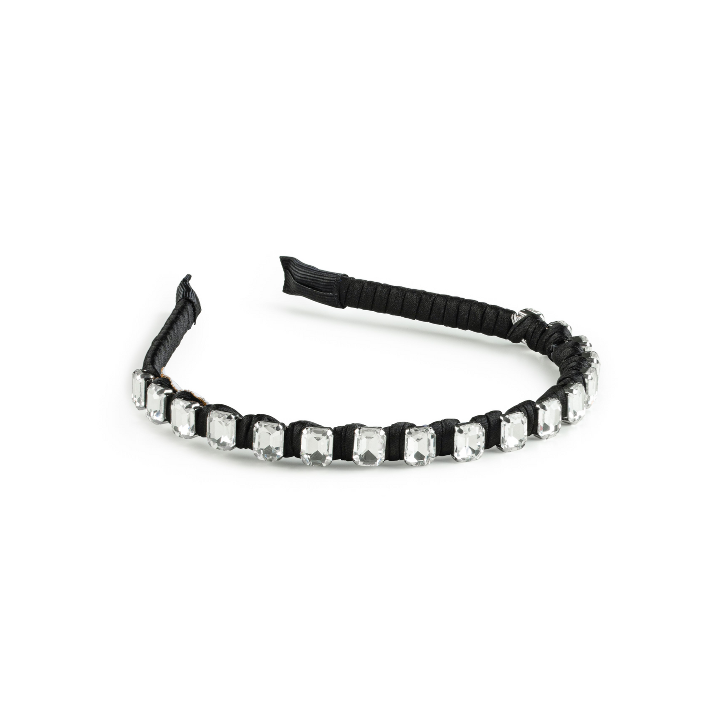 Halo Crystal Satin Headband