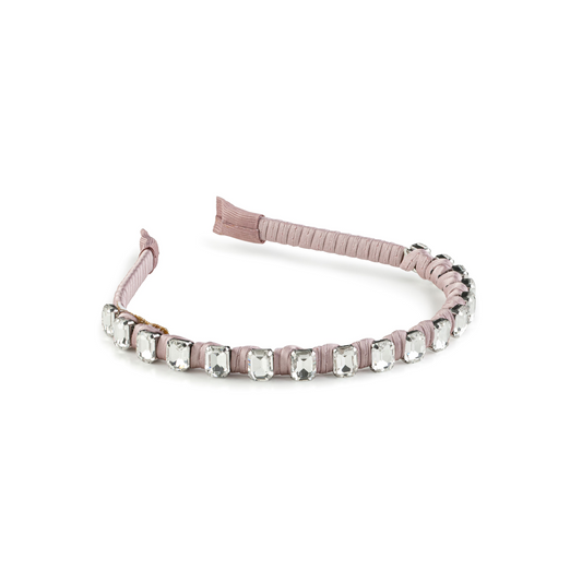 Halo Crystal Satin Headband