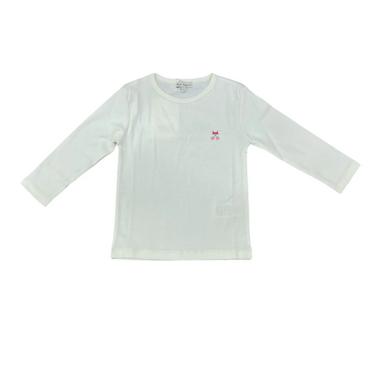 Bebe Organic Cerise Rib Cherry Tee