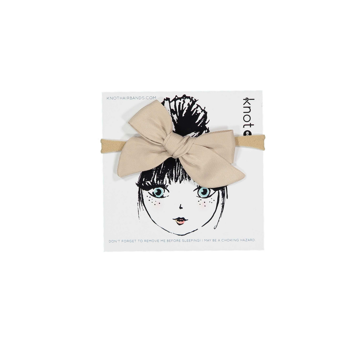Knot Sateen Bow Baby  Band