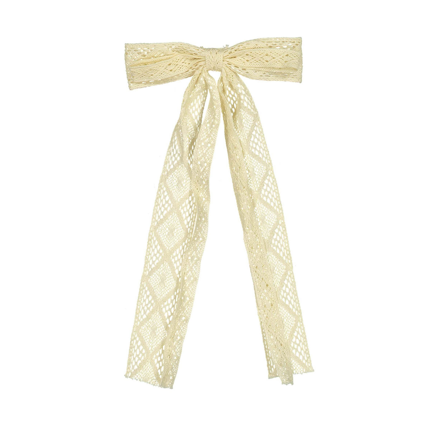 Knot Lace Ribbon Bow Clip