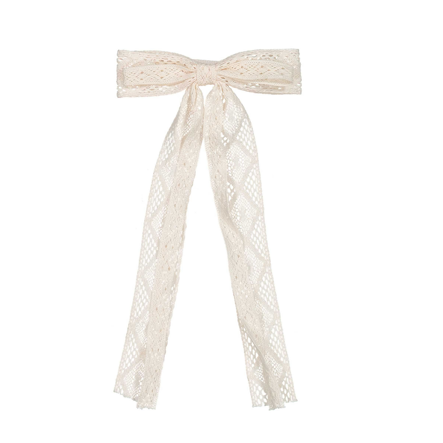 Knot Lace Ribbon Bow Clip