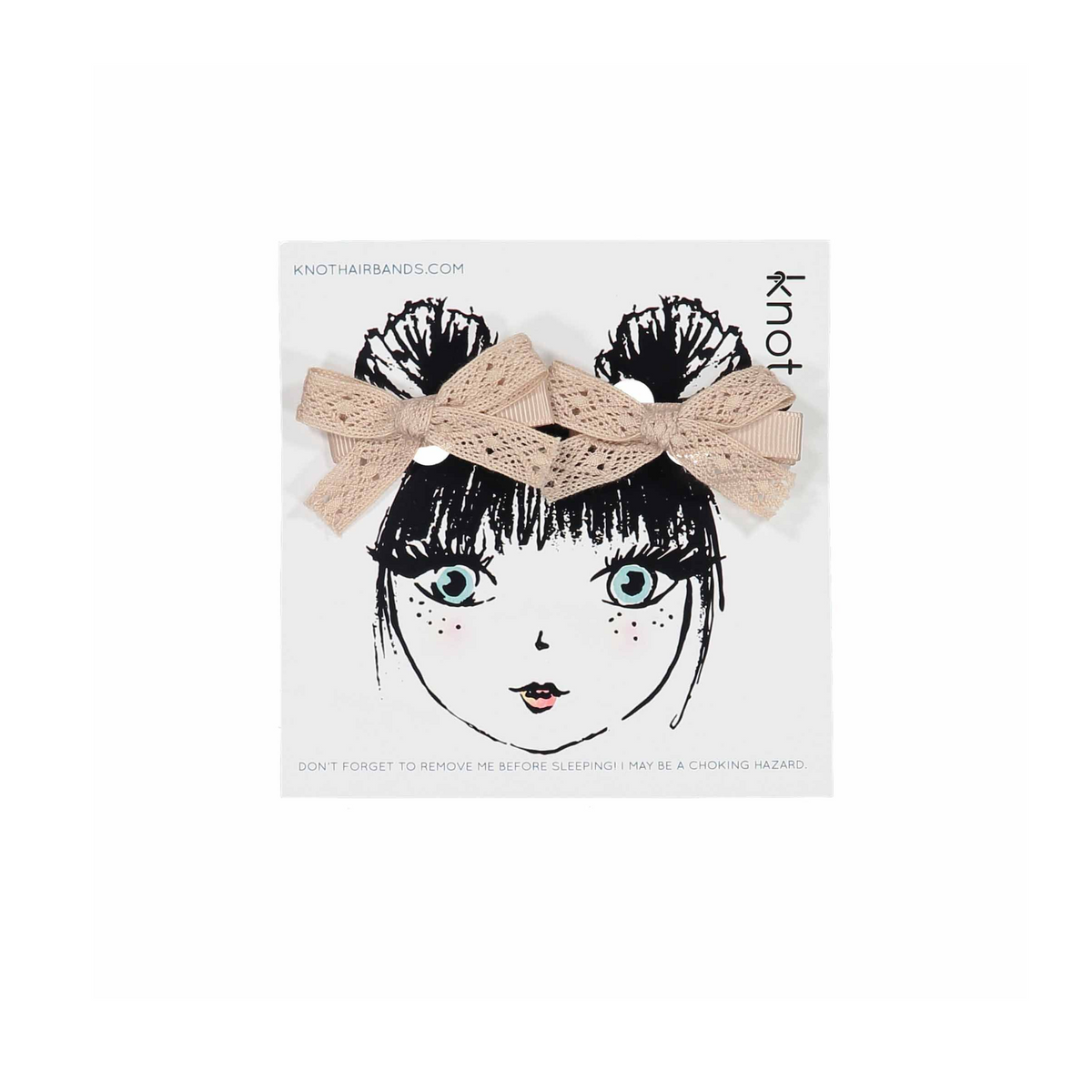 Knot Lace Ribbon Bow Set Cip