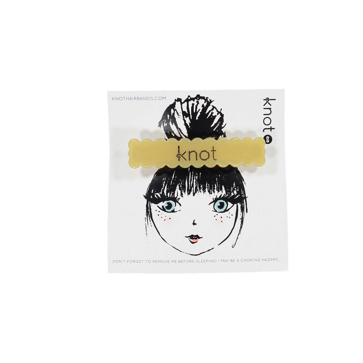 Knot Scalloped Barrette