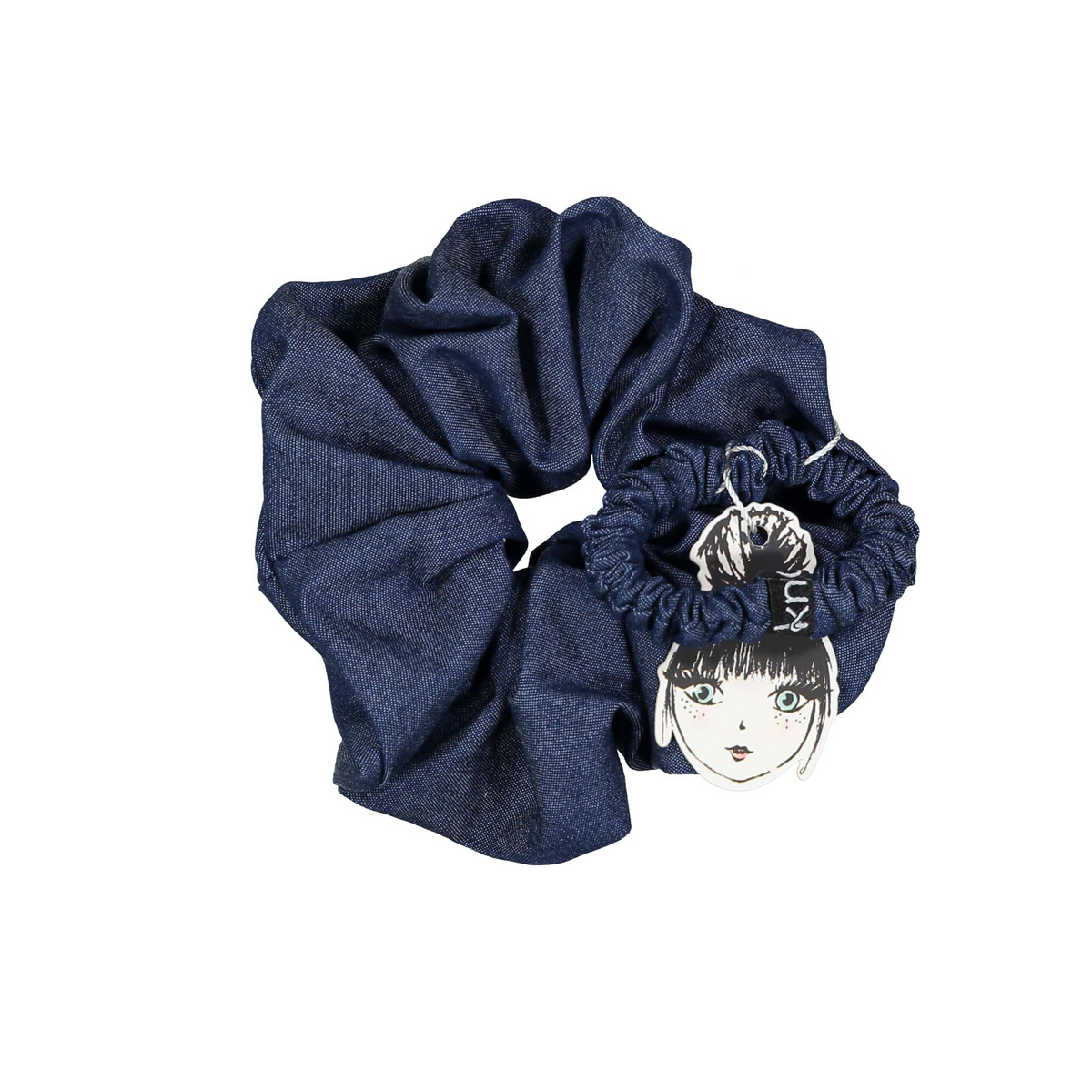 Knot Indigo Scrunchie Set