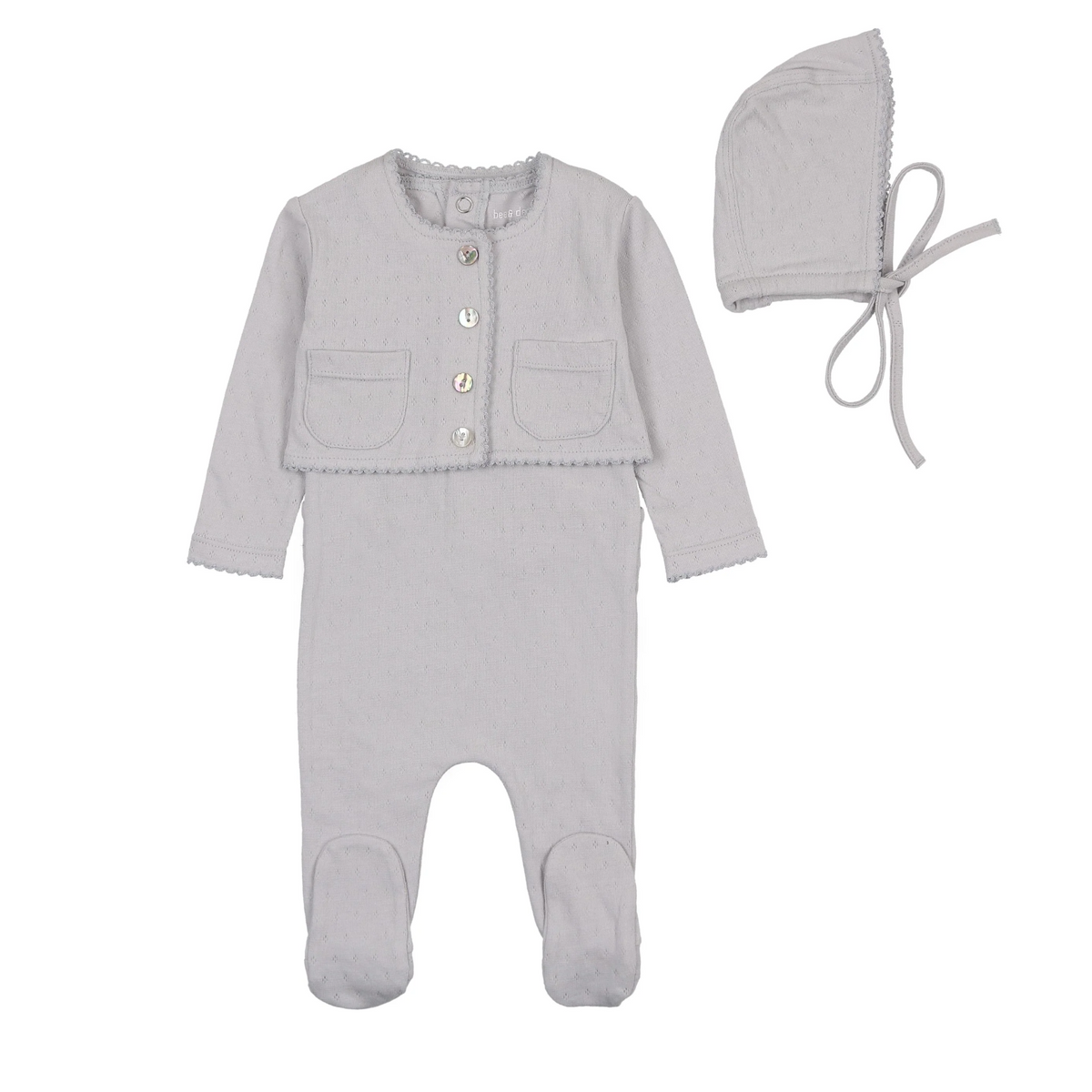 Bee And Dee Perfect Pointelle Boy Outfit