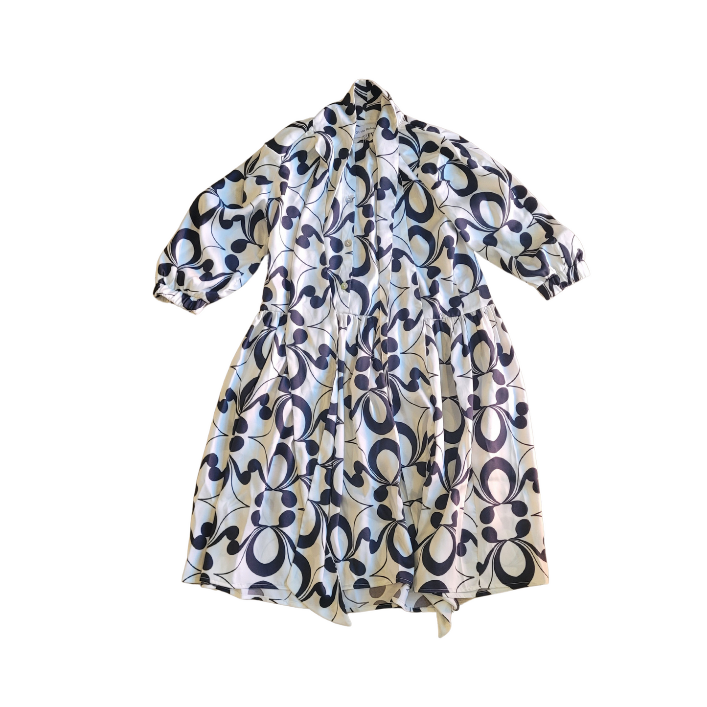 Olivia Rodhe Black Printed Dress