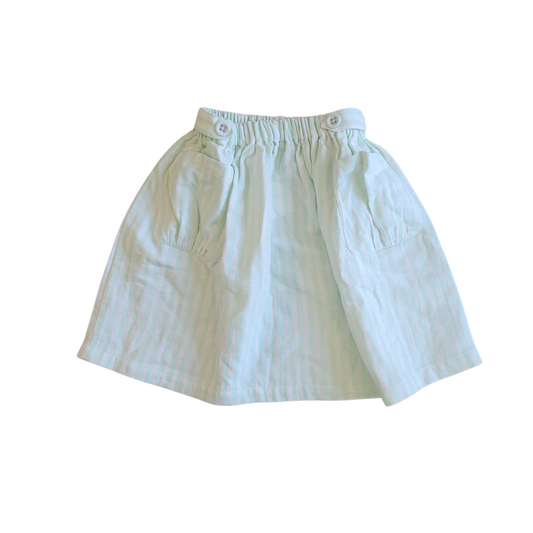Wander & Wonder Stripe Gathered Skirt
