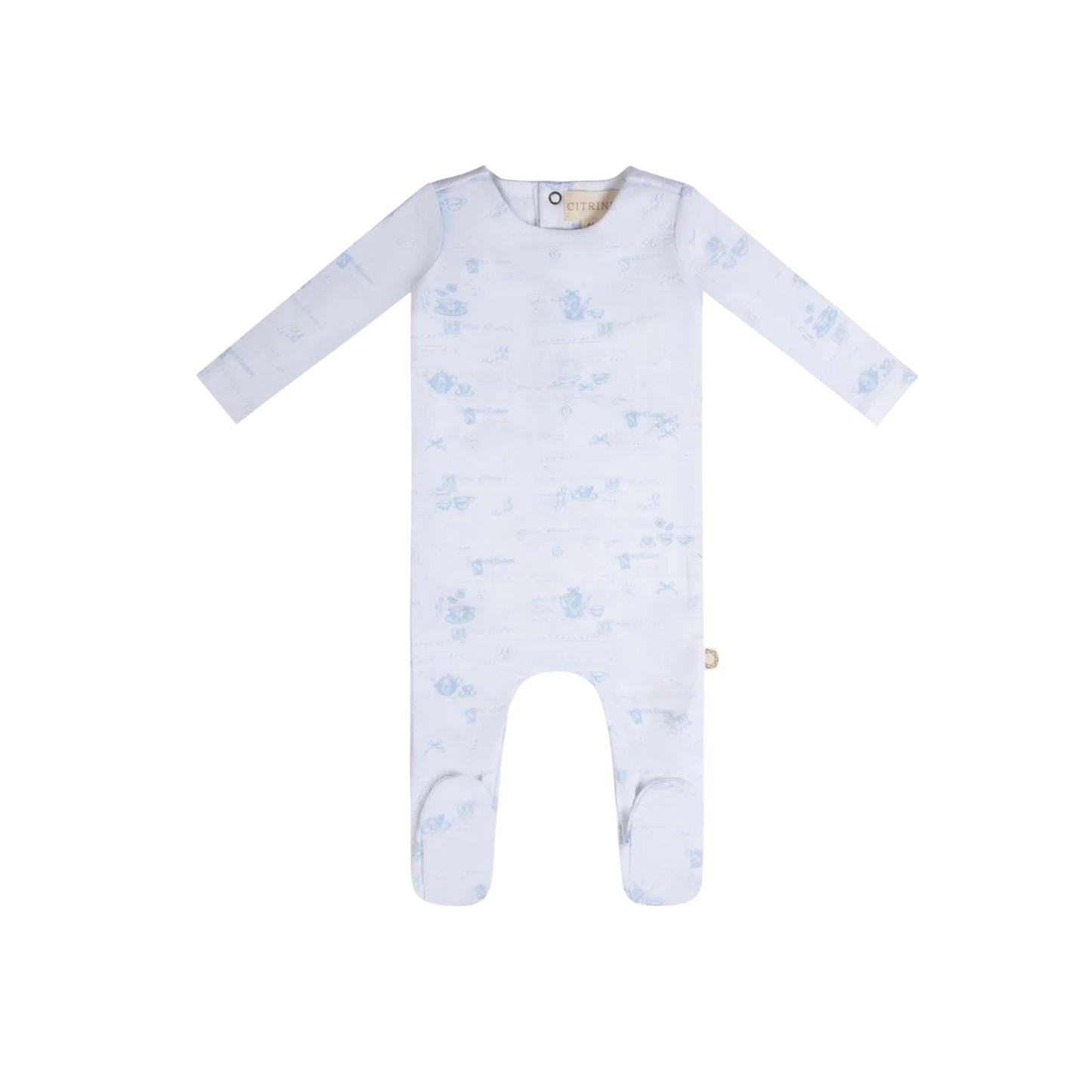 Citrine Tea Party Footie