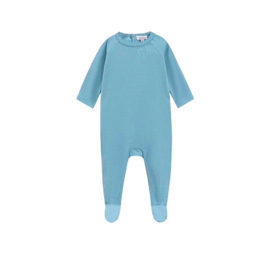 Oubon Logo Neck Embroidered Footie