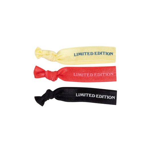 Limited Edition Knotted Elastic Pony Holder 3Pk