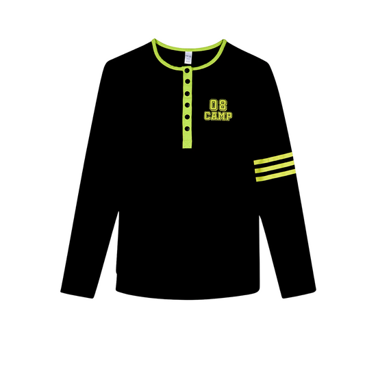 Memoi Snap Varsity Long Sleeve T-Shirt