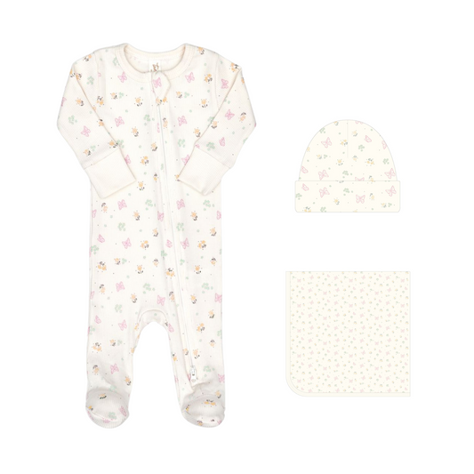 Tuntun Butterflies Footie Set