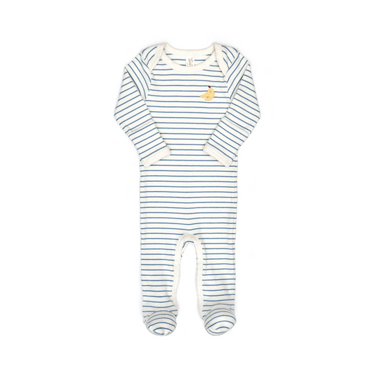 Tuntun Heaven Stripes Ribbed Footie