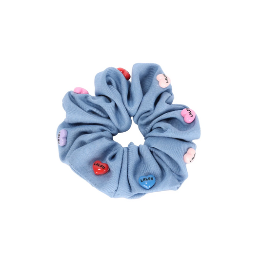 Lalou Color Heart Scrunchie