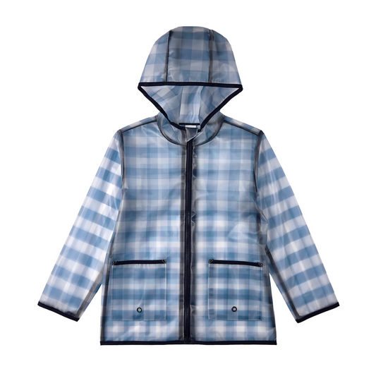 Memoi Checkmate Kids Raincoat with Pouch