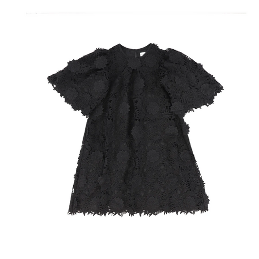 Christina Rohde Lace Applique Dress