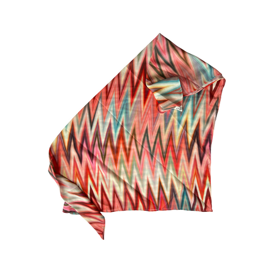 The Scarf Bar Vibrant Chevron Headscarf 78x78