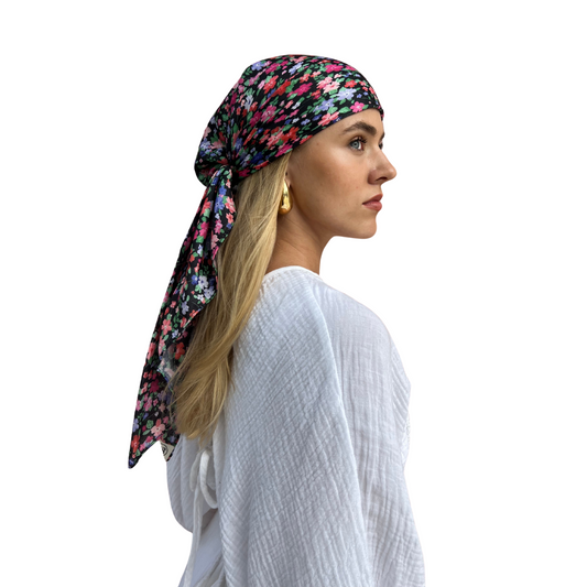 The Scarf Bar Blooming Meadow Headscarf 78x78