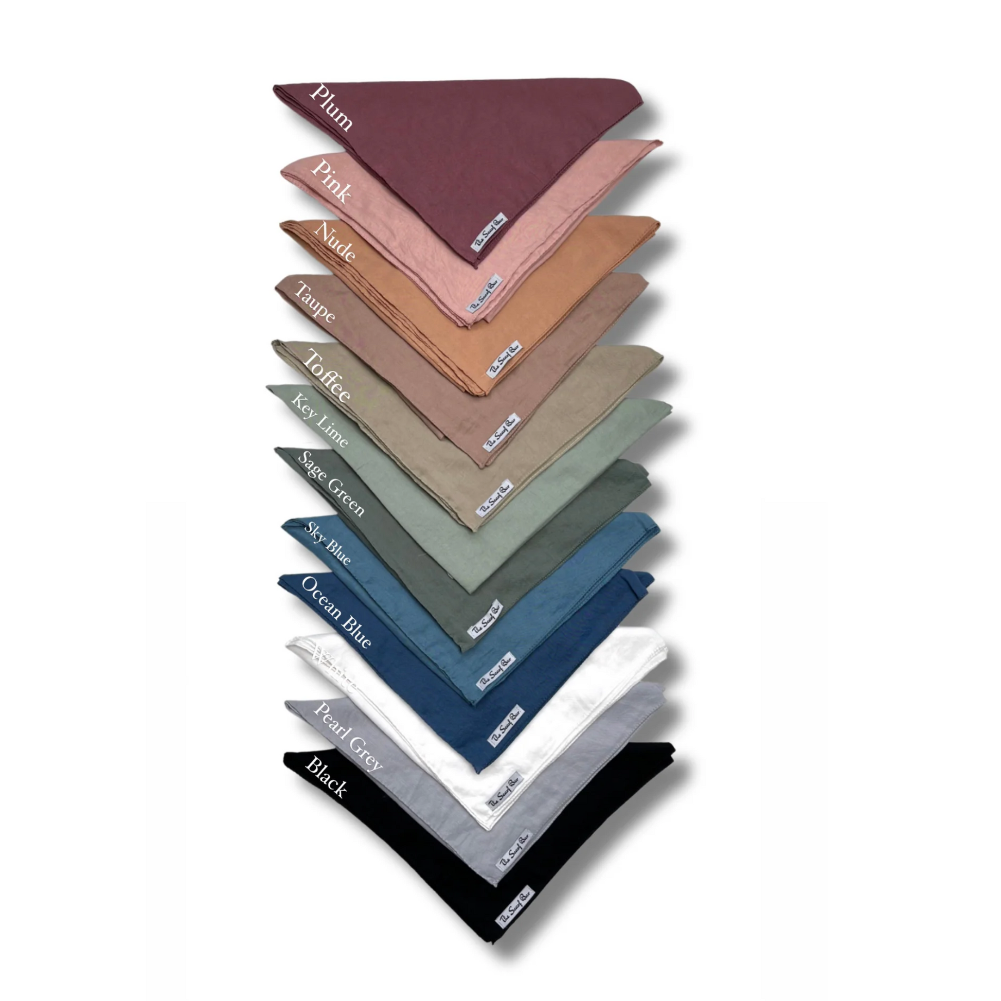 The Scarf Bar Bandana Premium Solids 25 Headscarf – Tiptoe Boutique