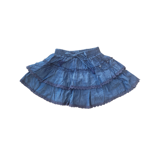 Flowers By Zoe Eyelet Ruffled Skirt