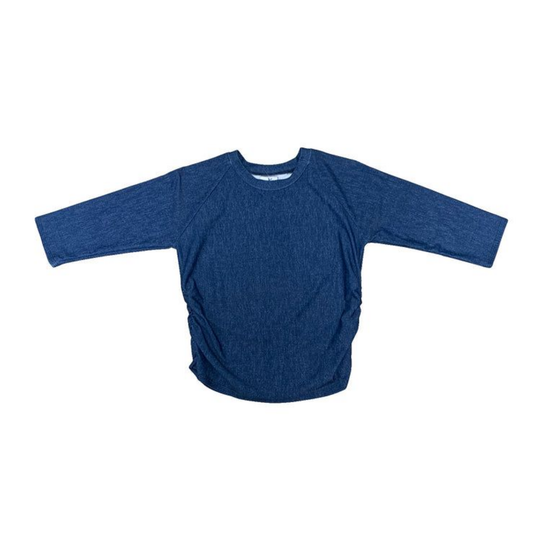 Undercover Waterwear Rouche Denim Swim Top