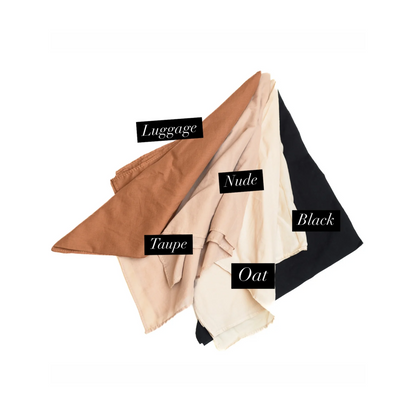 Nicsessories Solid Small Bandana