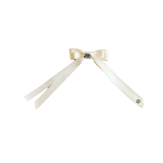 Cherie Satin Stone Clip