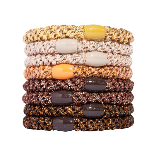 Finest Accessories Grab & Ponytail Holders Set Of Eight