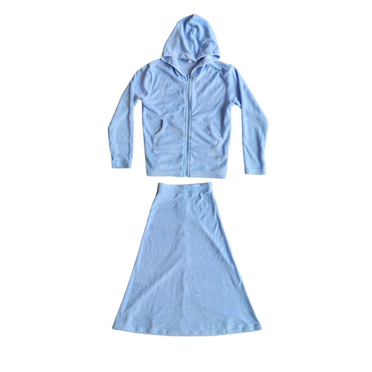 Waterwize Girls/Teens Terry Set With Merrow Stitching