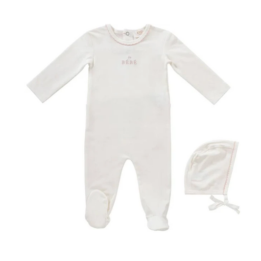 Kipp Bebe Romper & Bonnet Set