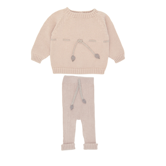 Li & Me  Knit Ribbed Set