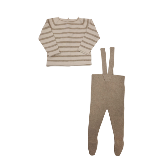 Li & Me  Knit Stripe Top Set