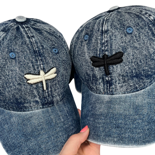 Tal Embossed Denim Wash Cap