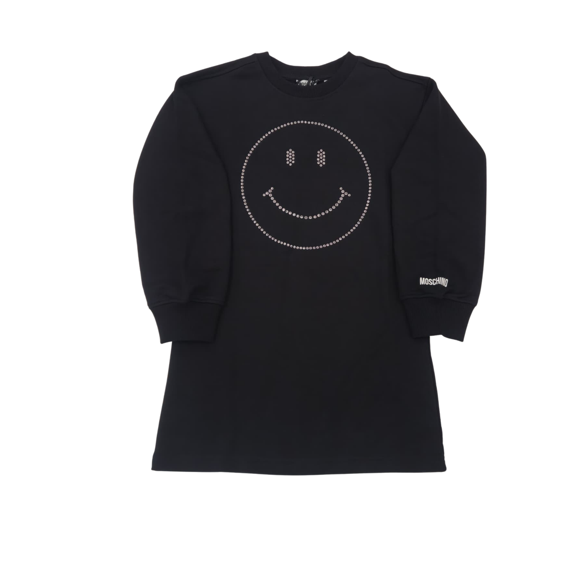 Moschino Smiley Long Sleeve Sweatshirt Dress