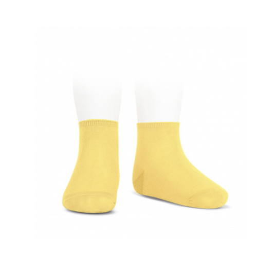 Condor 631 Pale Yellow Stretch Cotton Anklets