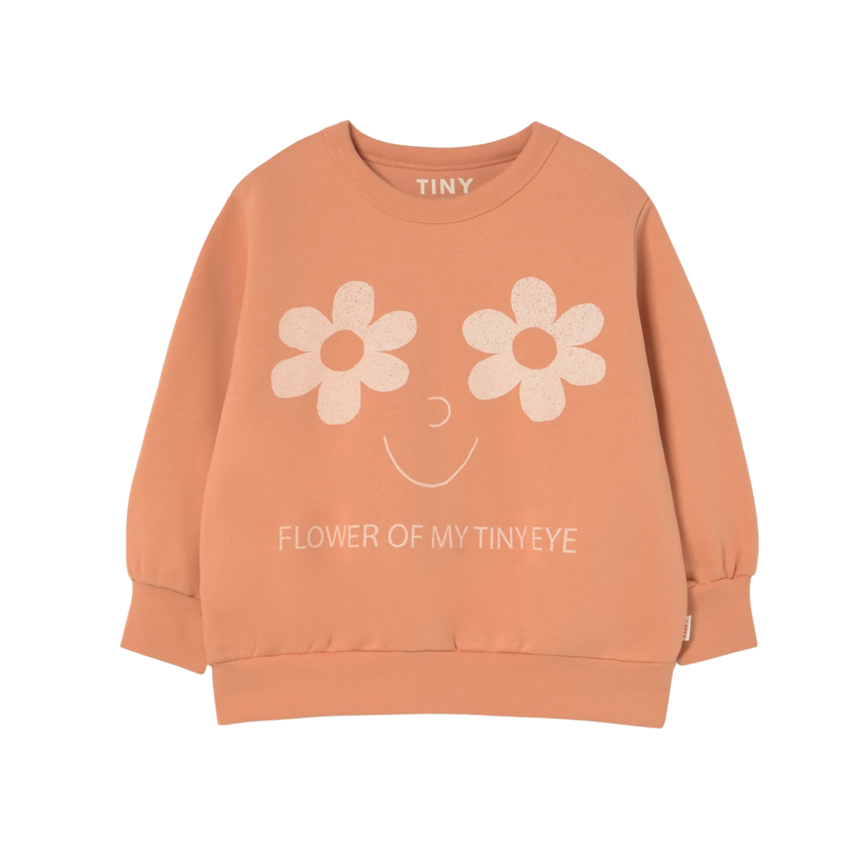 Tinycottons Flowers Eyes Graphic Sweatshirt